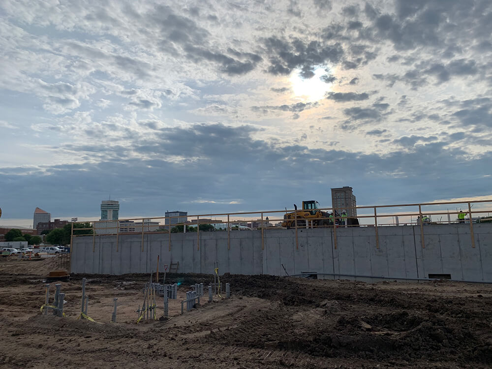 Constuction Site at Sunrise