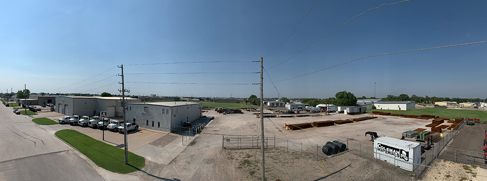 Fisheye of Coleman Materials Site